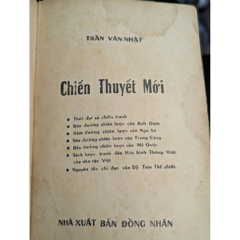 Chiến thuyết mới - Trần Văn Nhật 754371