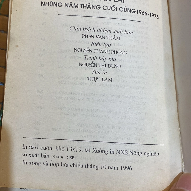 CHU ÂN LAI - NHỮNG NĂM THÁNG CUỐI CÙNG (1966-1976) 525357