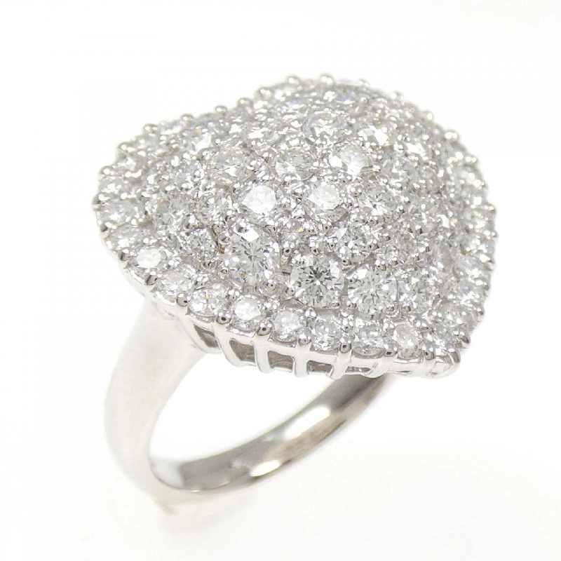 Nhẫn kim cương pavé hình trái tim PT900 2.04CT 670320