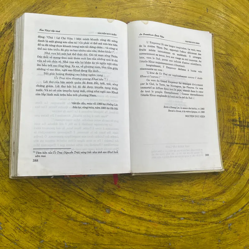 SAO KHUÊ LẤP LÁNH- NGUYỄN ĐỨC HIỀN - SONG NGỮ VIỆT - PHÁP 561978