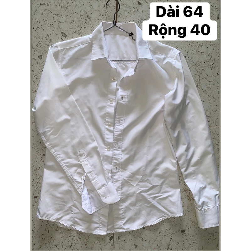 Áo sơ mi nam dài tay màu trắng 493896