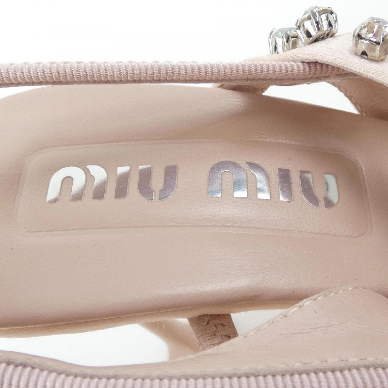 【Mã giảm giá】Giày cao gót MIU MIU 661586