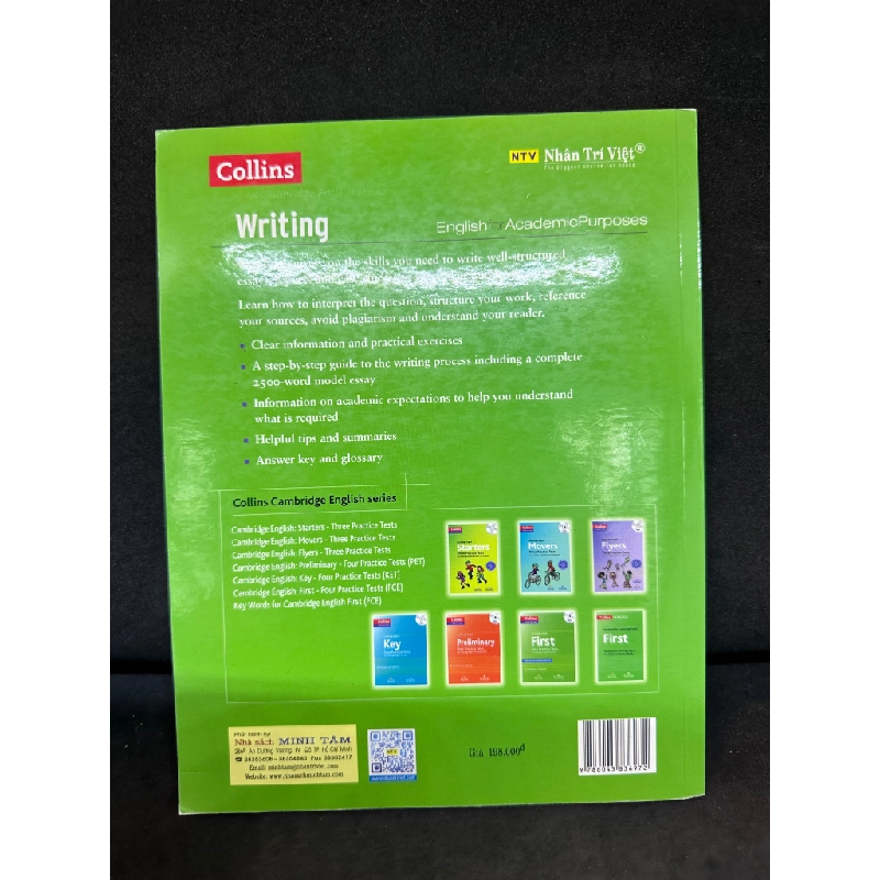 Writing - Learn To Write Better Academic Essays, Collins, Mới 80%, 2014 SBM0307 342095