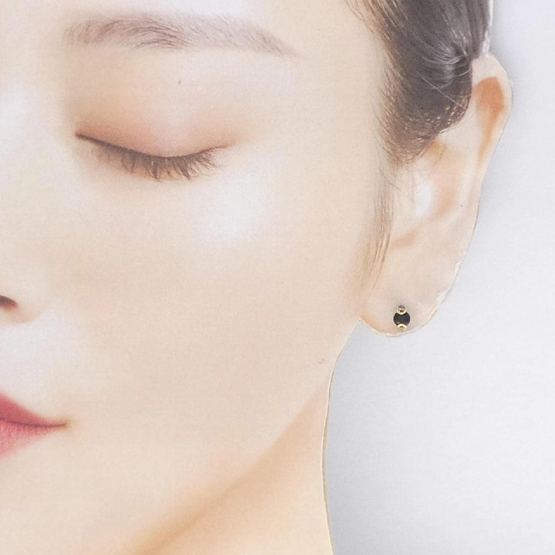 K18YG Onyx Bông tai - Hàng hiệu Chính hãng 865634