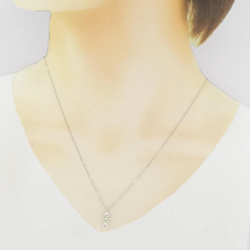 Dây chuyền kim cương ba viên PT850 0.50CT - Hàng hiệu Authentic 856171