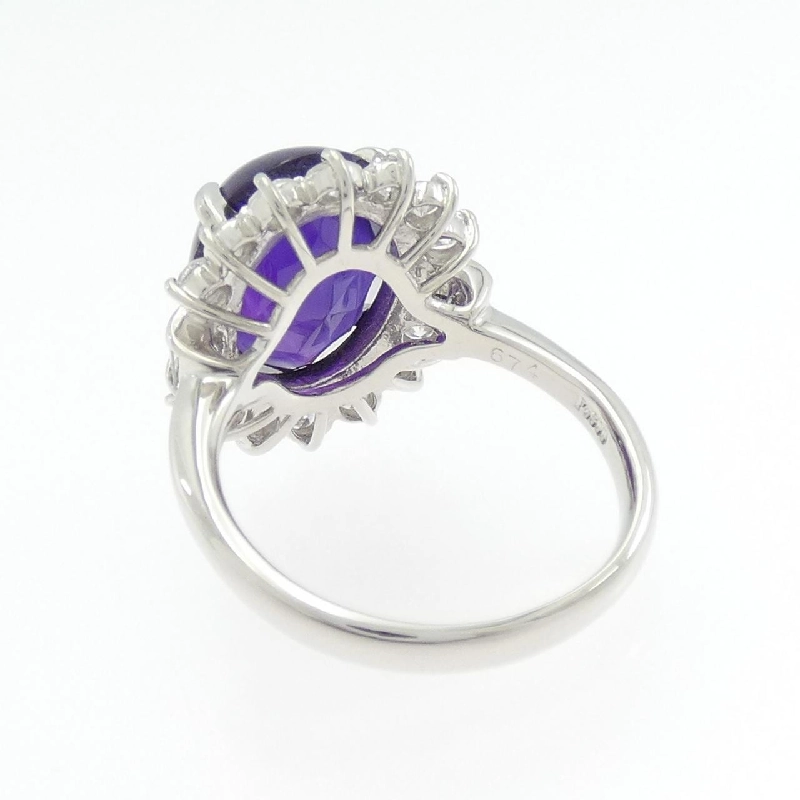 Nhẫn Amethyst PT900 6.74CT - Hàng hiệu Authentic 847454