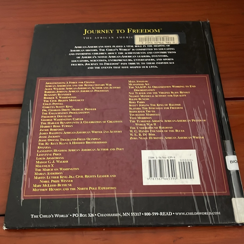 PICTURE BOOK Journey to freedom Martin Luther King 536949