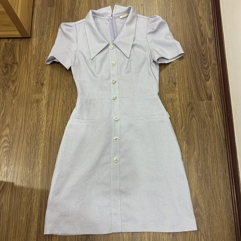 Váy chữ A size S YOONA xanh nhạt 1004967