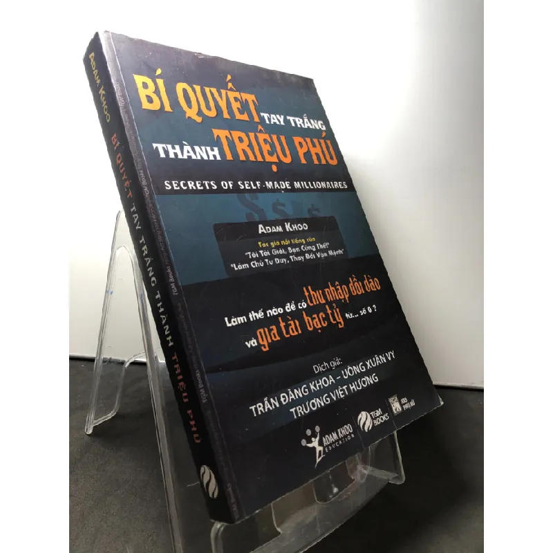 [Sách Cũ SCGR] Bí quyết tay trắng thành triệu phú 2014 mới 85% bẩn nhẹ Adam Khoo HPB2308 KỸ NĂNG 685698