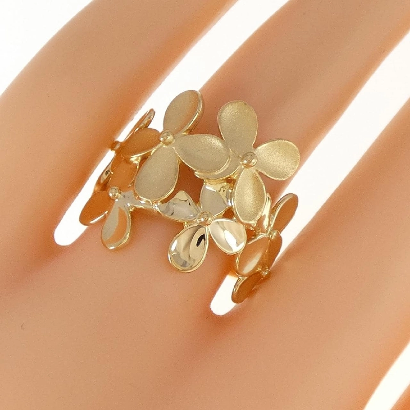 Nhẫn hoa K18YG 666917