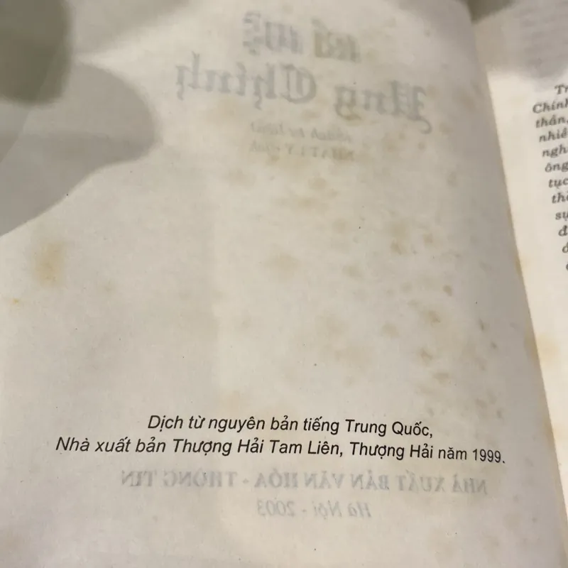 TRÍ TUỆ UNG CHÍNH, bản bìa cứng (XB 2003) 974533