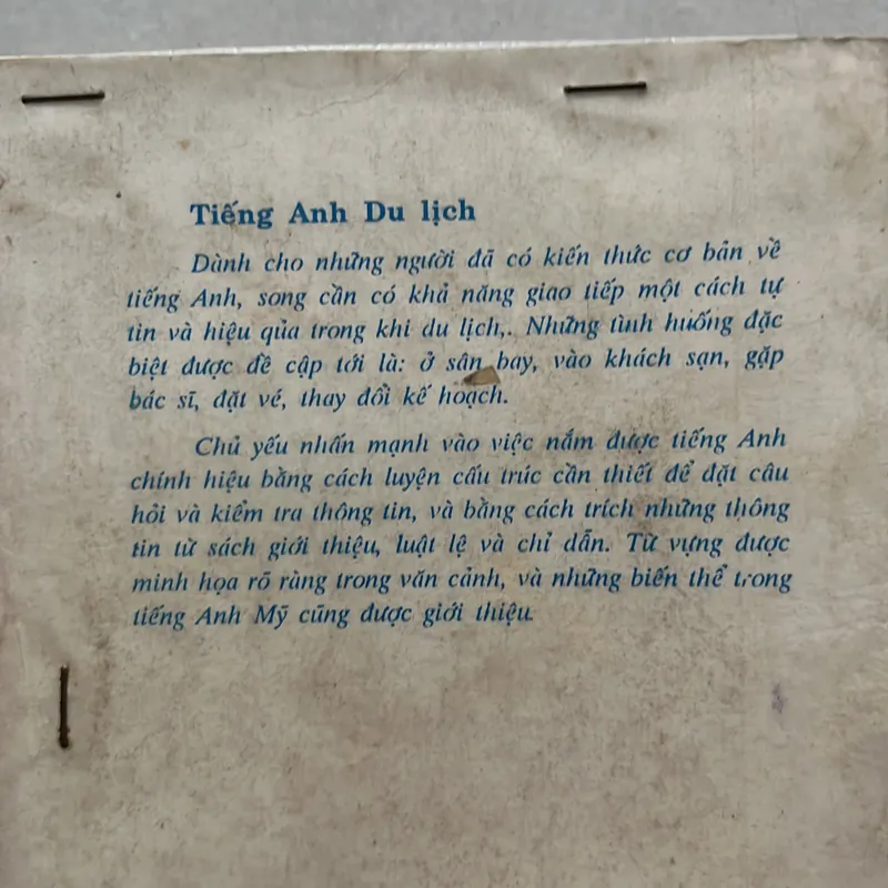 Tiếng Anh du lịch - English for Travel - 1990s 674576