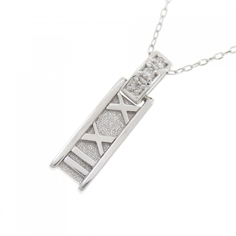 K18WG Dây chuyền kim cương 0.06CT - Hàng hiệu Chính hãng 860239