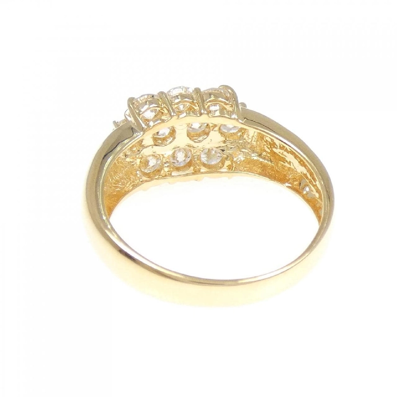 Nhẫn kim cương K18YG 1.07CT 672556