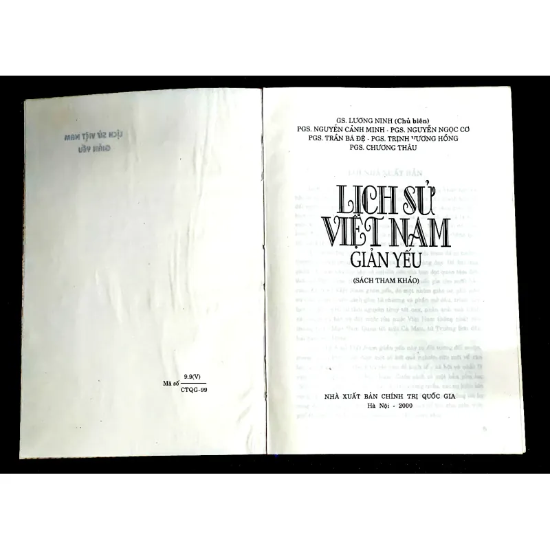 LỊCH SỬ VIỆT NAM GIẢN YẾU - Gs. LƯƠNG NINH ( Chủ biên) 1009598