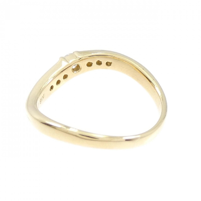 Nhẫn kim cương K18YG 0.09CT 668203