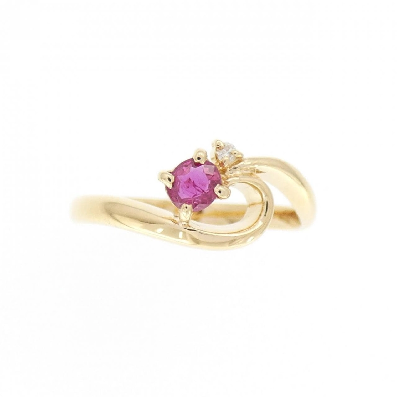 Nhẫn Ruby K18PG 667649