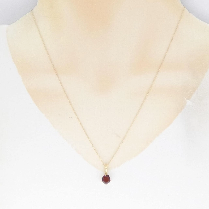K18YG Garnet Necklace - Hàng hiệu Authentic 863944