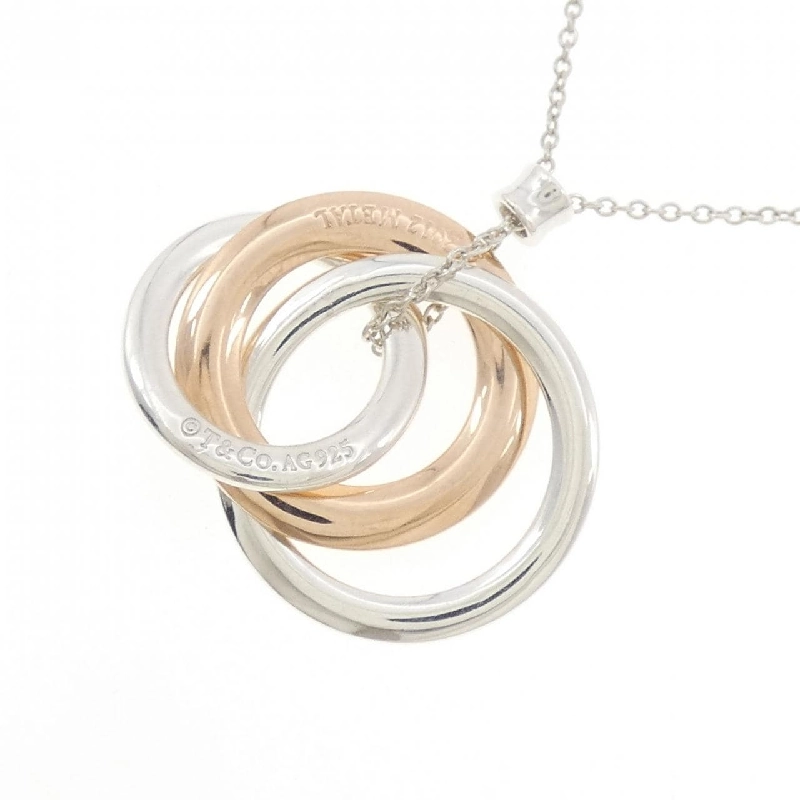 Tiffany 1837 Vòng cổ hình tròn đan xen - Hàng hiệu Authentic 840572