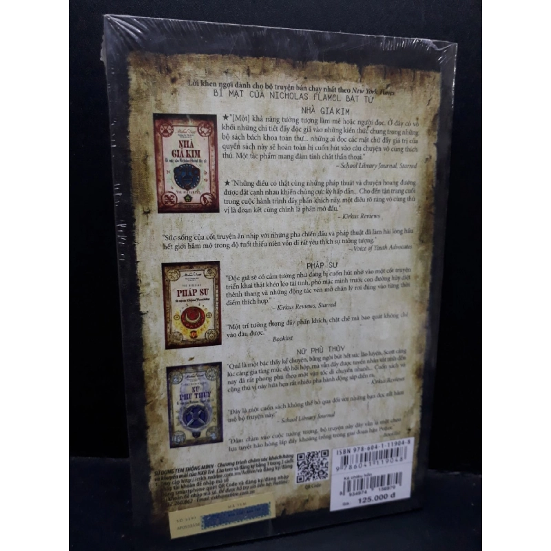 Kẻ chiêu hồn bí mật của Nicholas Flamel bất tử (có seal) mới 80% ố vàng HCM1410 Michael Scott VĂN HỌC 917498