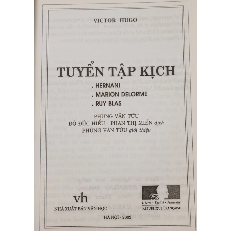 Tuyển tập kịch Victor Hugo 528473