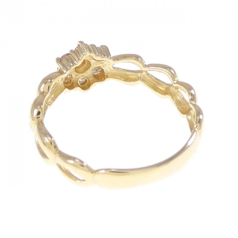 Nhẫn kim cương hoa K18YG 0.30CT 669240