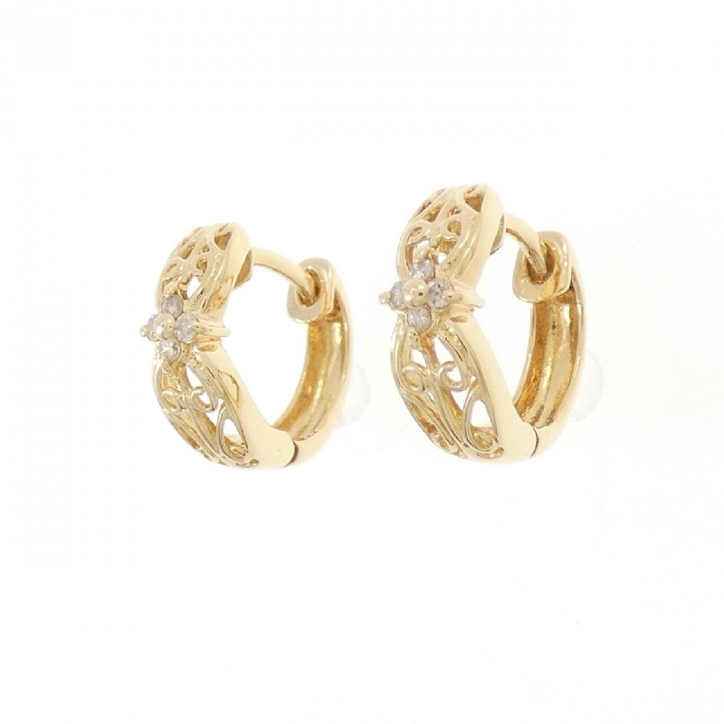 K18YG Bông tai kim cương 0.06CT - Hàng hiệu Chính hãng 867115