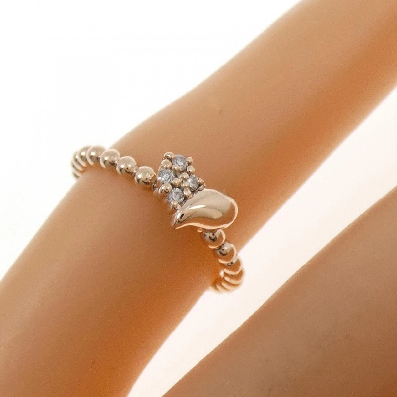 Nhẫn hồng kim cương K10PG 0.03CT 669085