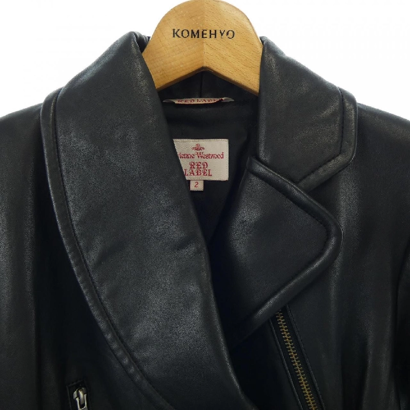 【Mã giảm giá】Áo khoác da Vivienne Westwood RE 636488