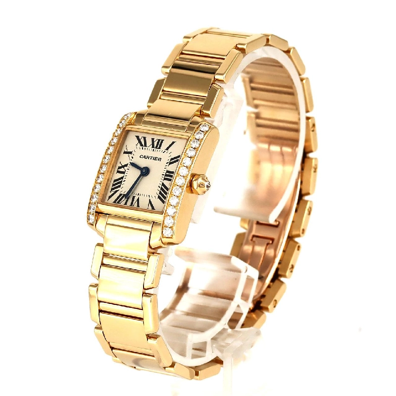 Cartier Tank Française SM YG/D WJTA0024 YG Quartz - Hàng hiệu Authentic 882184