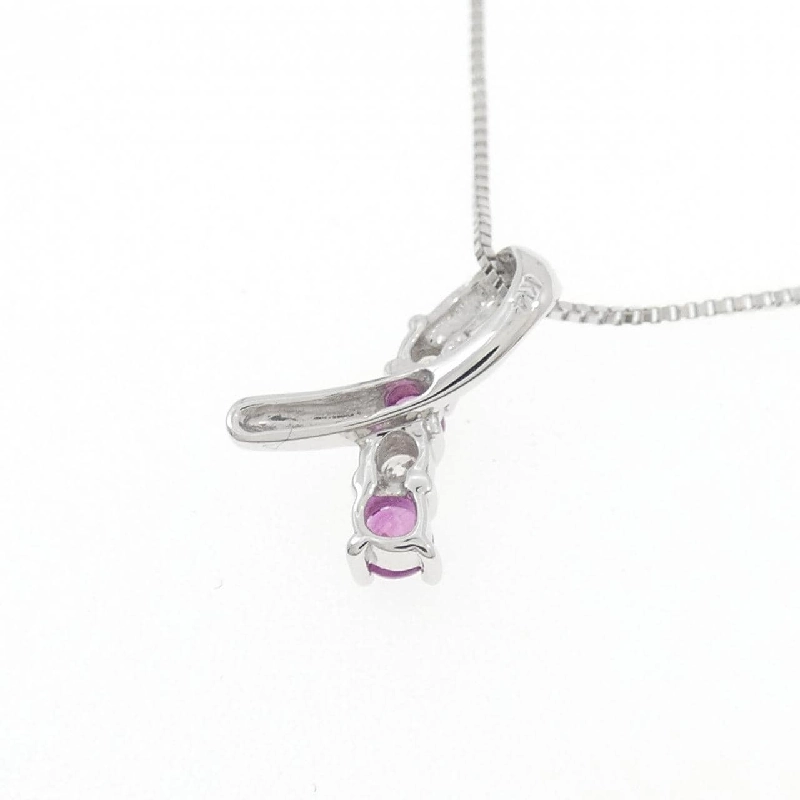 K14WG Ruby Necklace - Hàng hiệu Authentic 857882