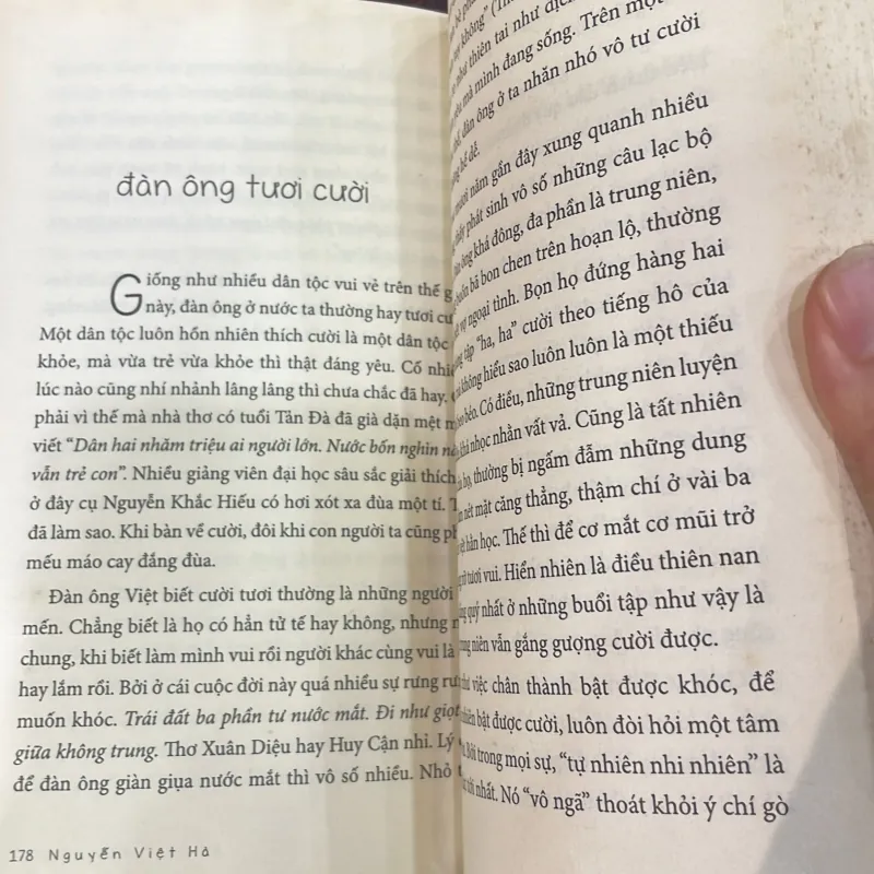 MẶT CỦA ĐÀN ÔNG - NGUYỄN VIỆT HÀ - tạp văn - việt nam  1039407