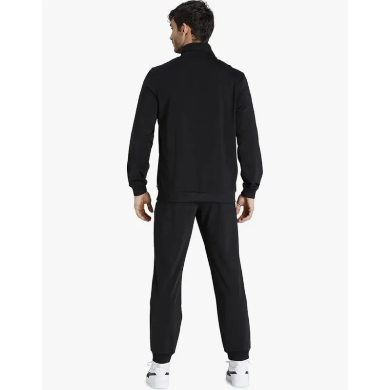 Trang phục thể thao Puma đen phối sọc dài tay quần jogger 790082