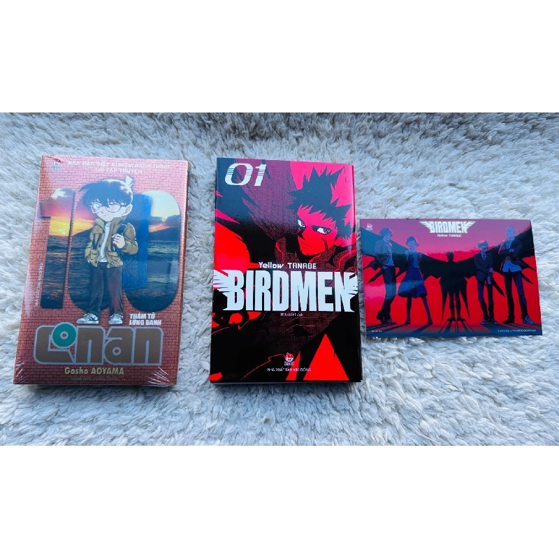 ￼Combo Conan 100 Bản Đặc biệt + Tặng Birdmen tập 1 kèm Postcard, mới 100%, SBM2709 912332
