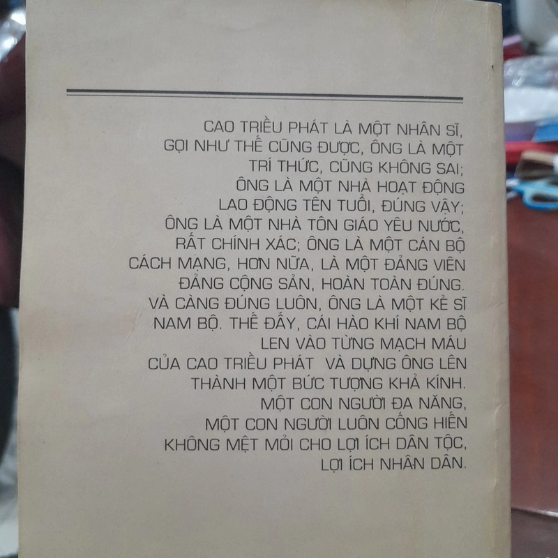 CAO TRIỀU PHÁT, Nghĩa khí Nam Bộ 472844