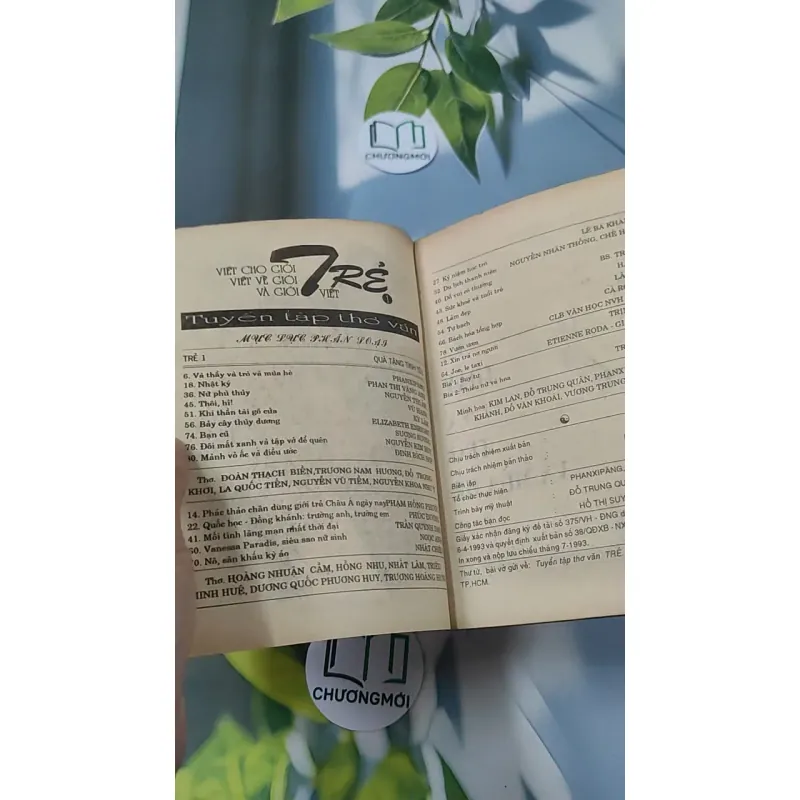 [XƯA] Viết Cho Tuổi Trẻ 1 - Tuyển Tập Thơ Văn Trẻ - Tạp Chí Xưa (1993) 776015