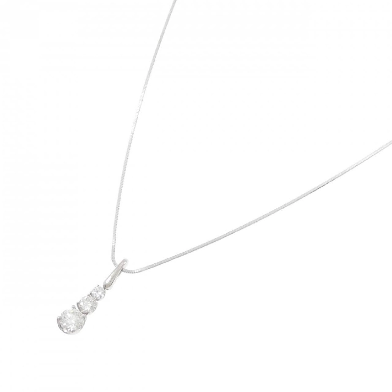 Dây chuyền kim cương ba viên PT900/PT850 0.30CT - Hàng hiệu Chính hãng 857823