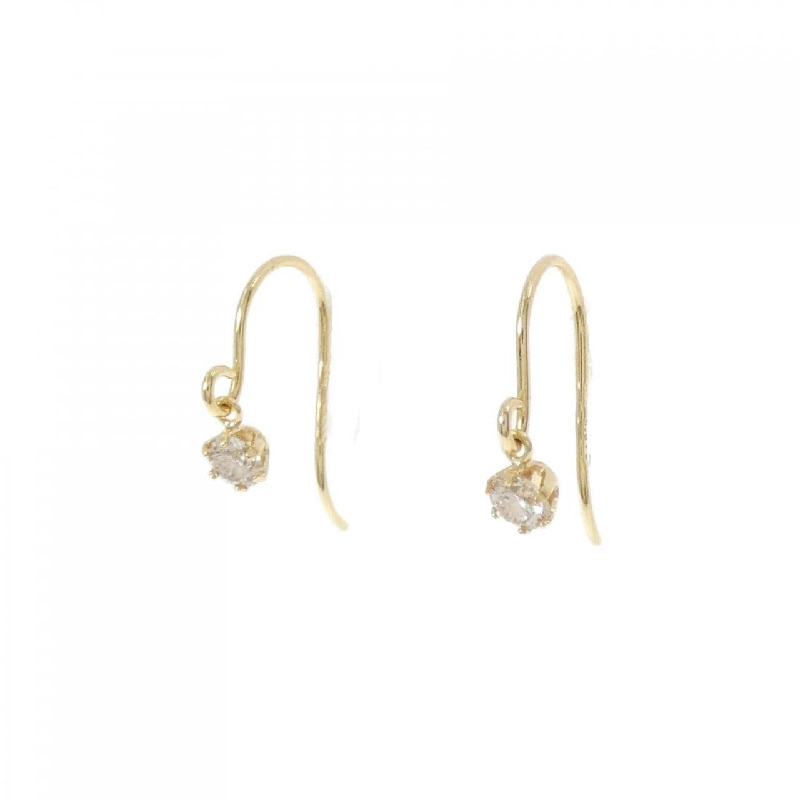 K18YG Bông tai kim cương 0.15CT - Hàng hiệu Chính hãng 870605