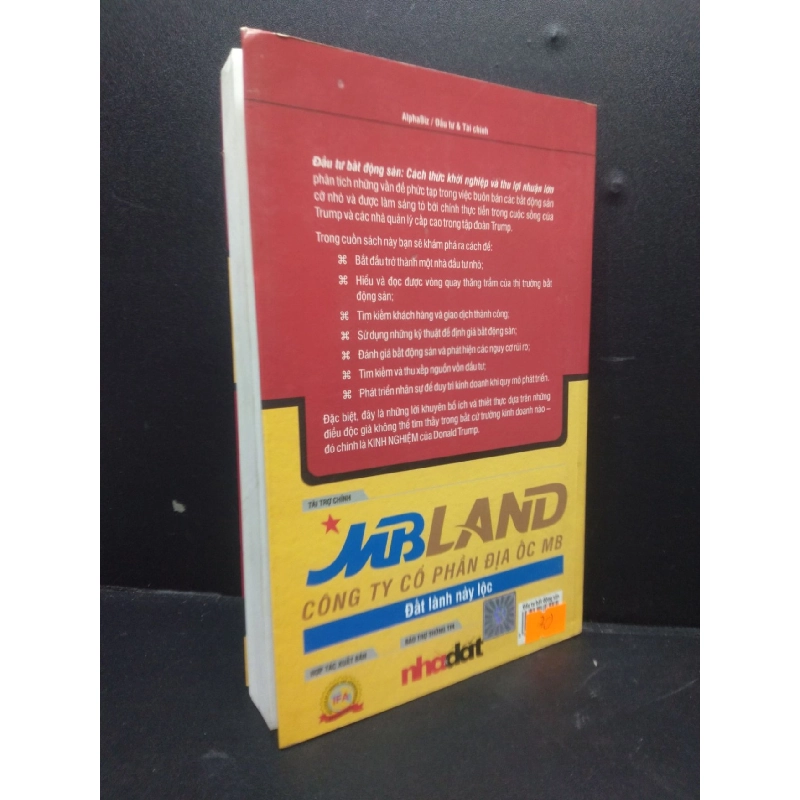 Đầu tư bất động sản David Lindahl 2009 mới 80% ố nhẹ HCM3105 kinh doanh 914675