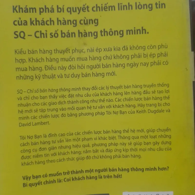 David Lambert, Keith Dugdale - SQ, Chỉ số bán hàng thông minh 1006014