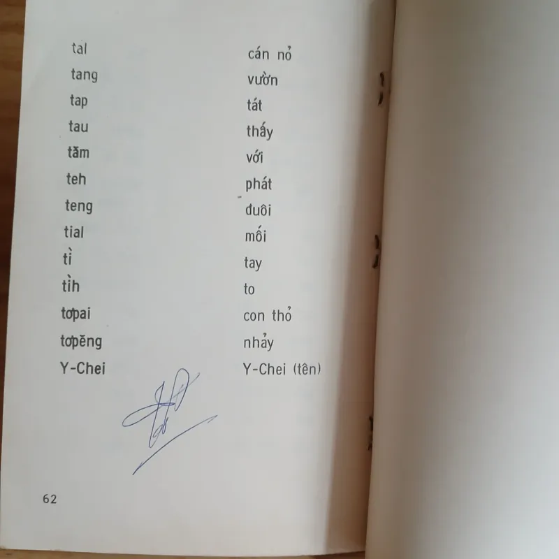 Đọc Tiếng Jeh, Học Vần Tiếng Jeh (ʼDŏk tơtayh Jeh, Au Pơchŏ Hŏk Chù Jeh) Xb 1972 695588