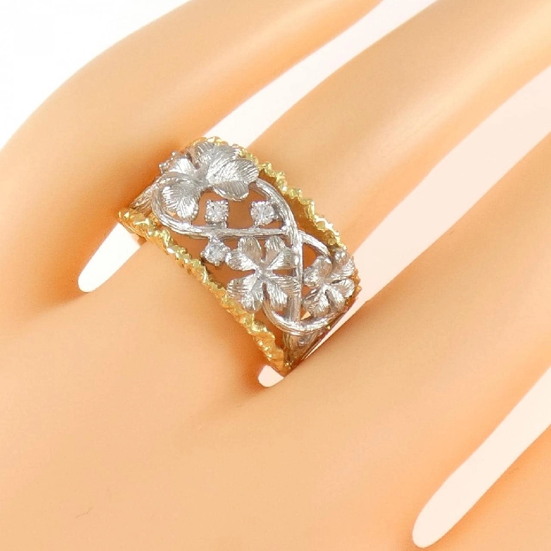 Nhẫn kim cương 18KYG/18KWG 0.10CT 671436