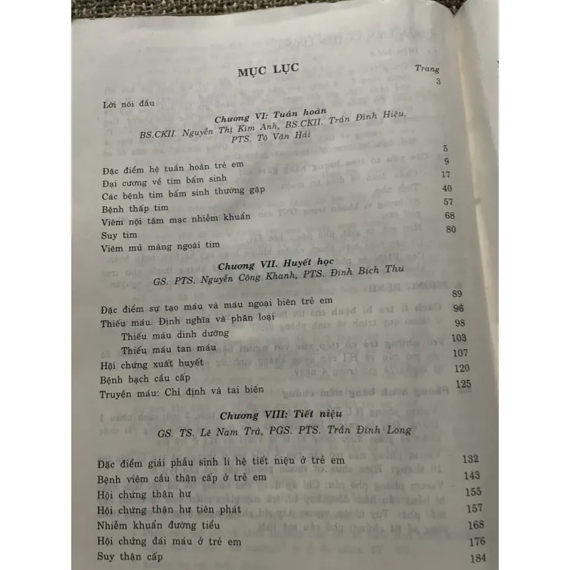 Bài giảng Nhi khoa 2 - 300 trang khổ lớn  1022815