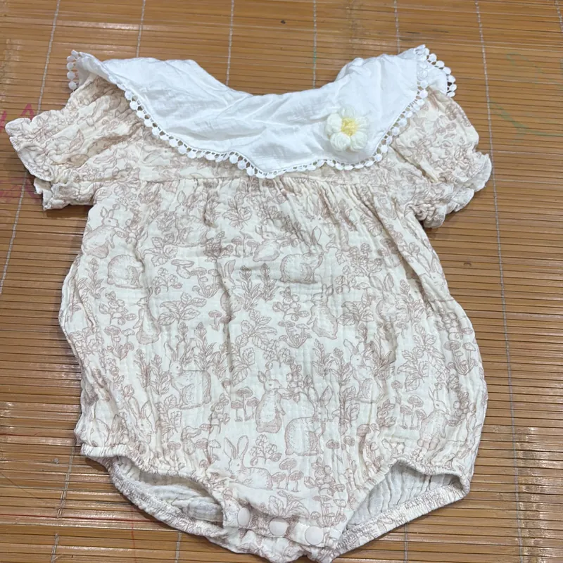 Áo liền quần bé gái 3-6 tháng 603346