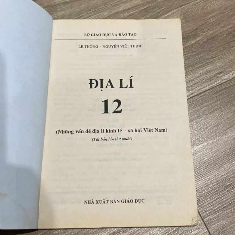 ĐỊA LÍ 12 (XB 2002) 993820