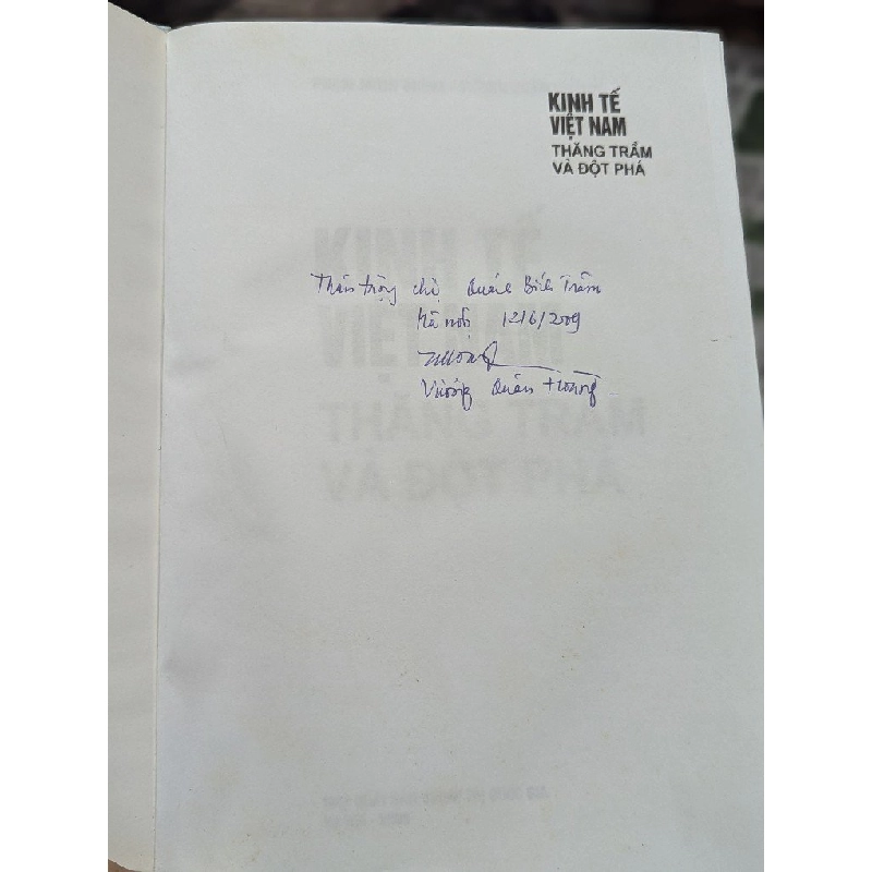 KINH TẾ VIỆT NAM THĂNG TRẦM VÀ ĐỘT PHÁ - PHẠM MINH CHÍNH & VƯƠNG QUÂN HOÀNG 195486