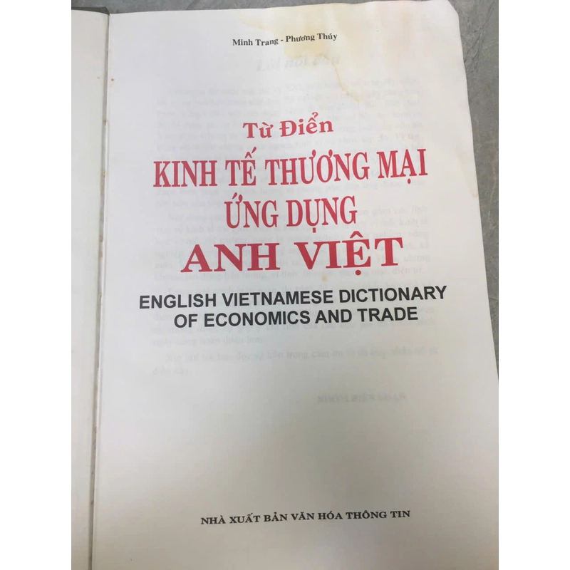 TỪ ĐIỂN KINH TẾ THƯƠNG MẠI ỨNG DỤNG ANH VIỆT 528482