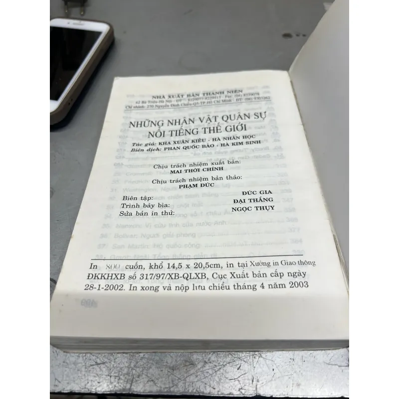 NHỮNG NHÂN VẬT QUÂN SỰ NỔI TIẾNG THẾ GIỚI - KHA XUÂN KIỀU, HÀ NHÂN HỌC 653080