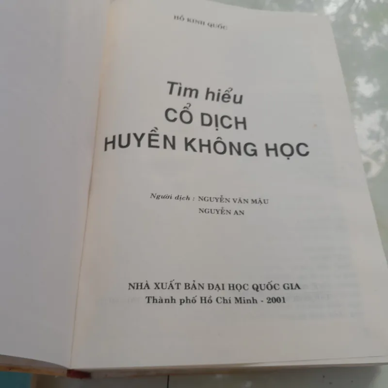 TÌM HIỂU CỔ DỊCH HUYỀN KHÔNG HỌC - HỒ KINH QUỐC 454257