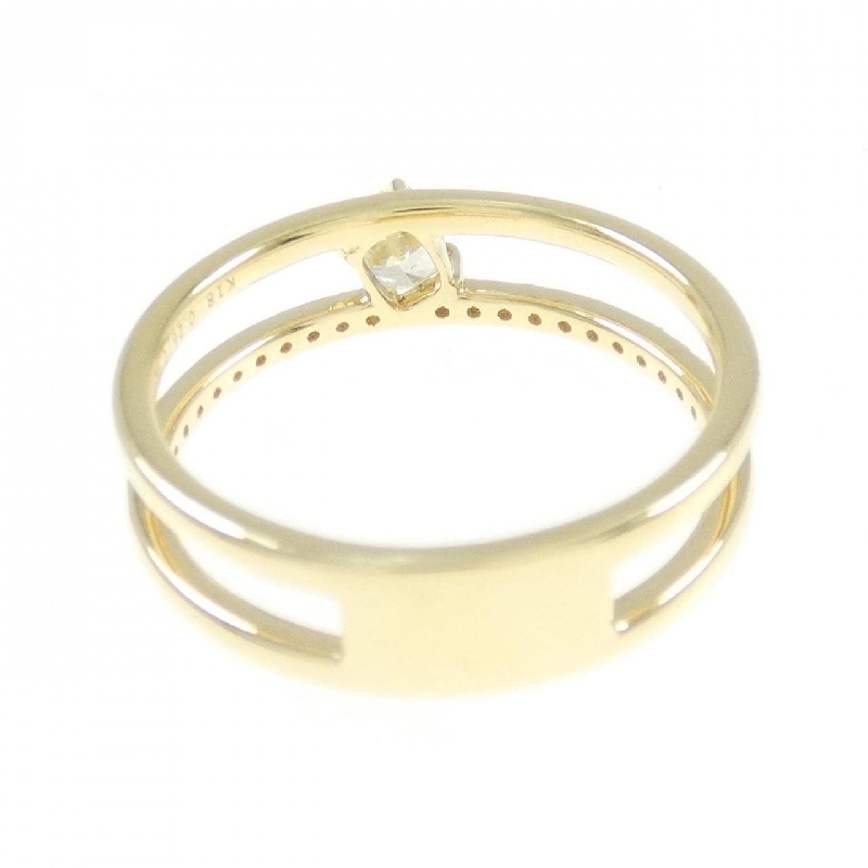 【Sản phẩm mới】Nhẫn kim cương K18YG 0.26CT 673553